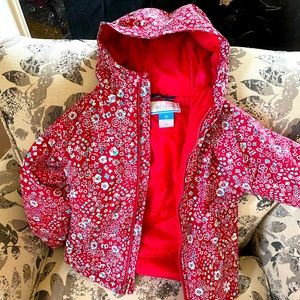 Girls Columbia rain jacket XXS